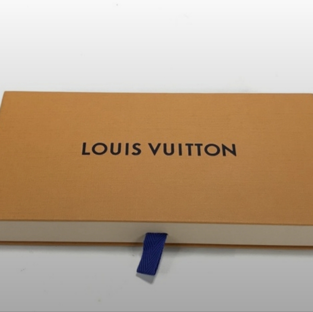 Authentic LOUIS VUITTON Silk Monogram Confidential Bandeau Scarf/Twilly - Picture 8 of 8
